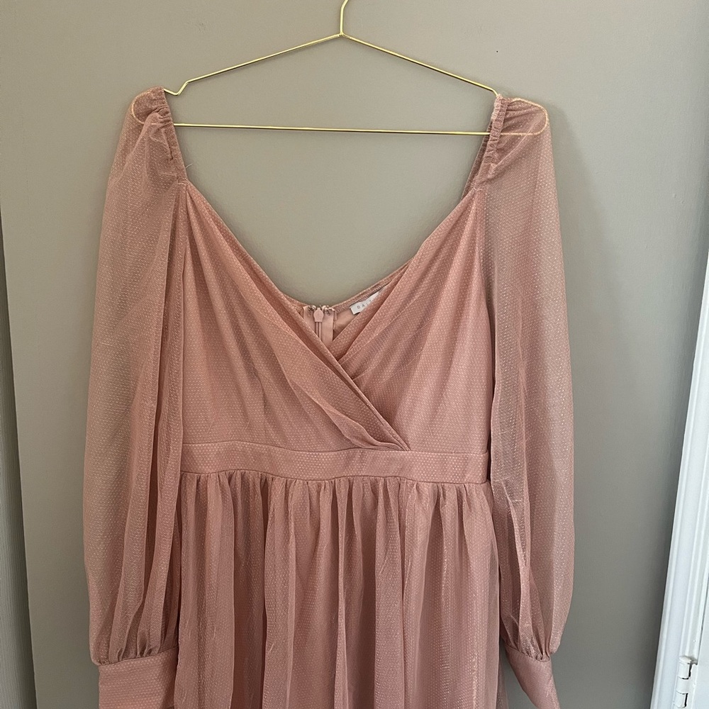 Baltic Born Dusty Rose Long Sleeve Dress - Picture 2 of 5